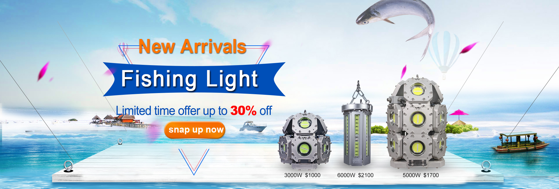 underwater fishing light