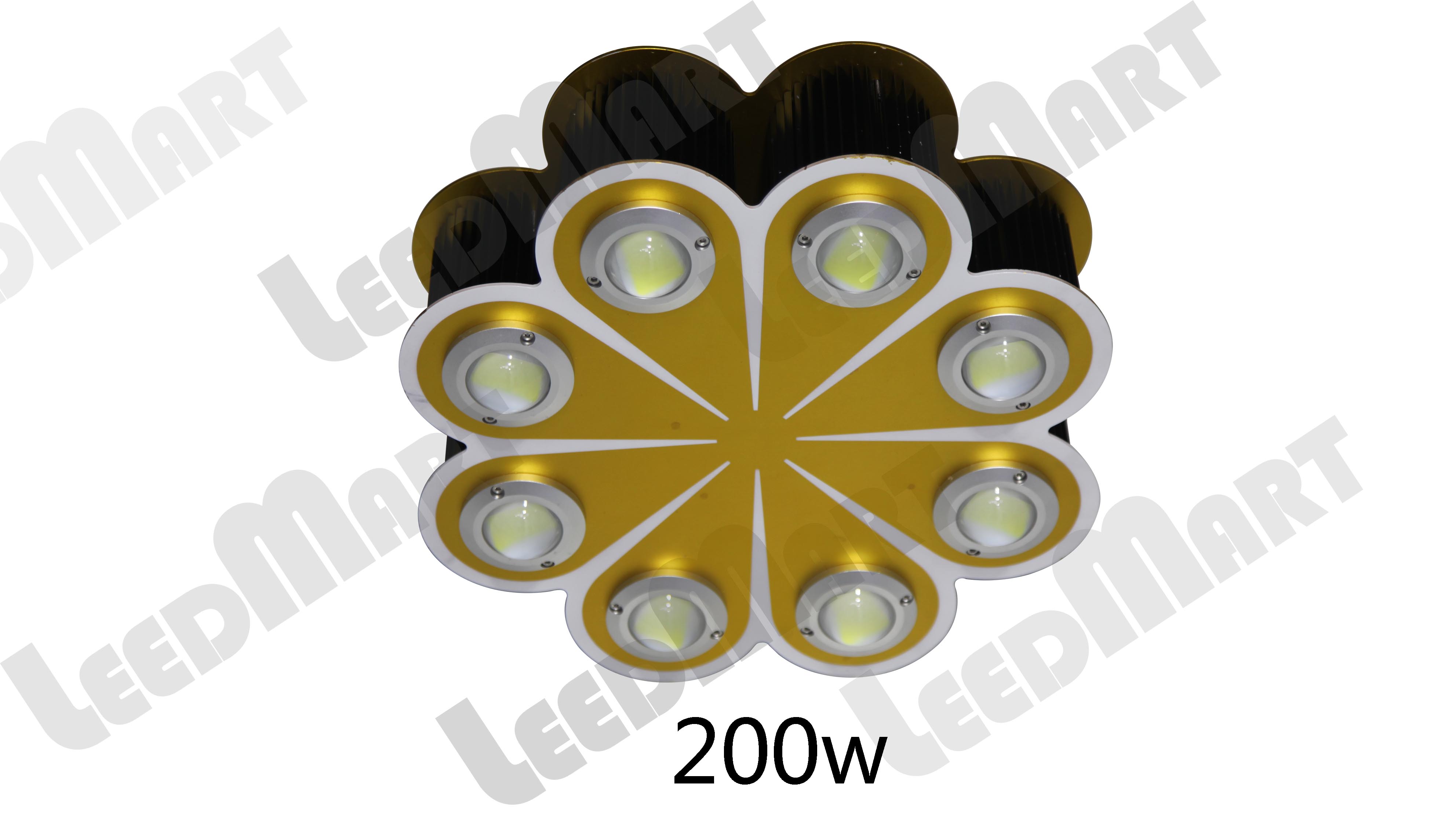 Good quality indoor 100 watt -600 watt 78000 lumen LED high bay light fixture Orange design