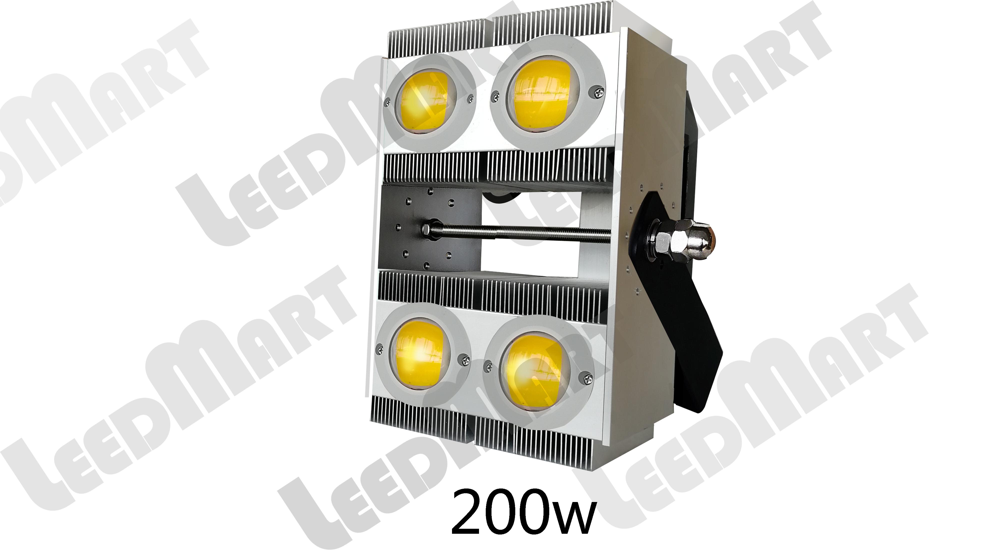 Windproof good quality IP65 200 watt -1000 watt 130000 lumen LED high mast flood light fixture 