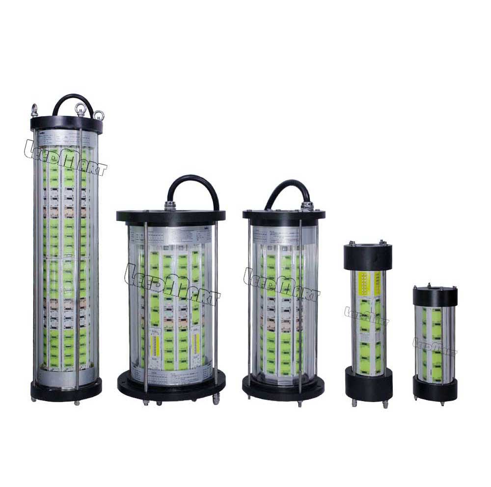Underwater 100M high power LED fishing light attractor IP68 good quality 4500w watt-10500w watt 126000 lumen innovative design